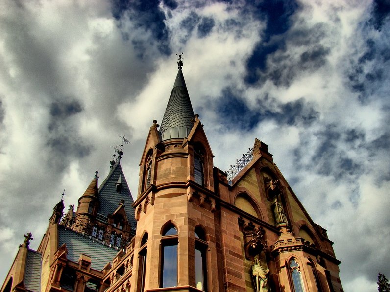    (Schloss Drachenburg). , Nordrhein-Westfalen, Konigswinter, Drachenburg