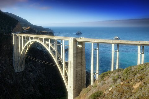     .   , California, Monterey, Bixby Creek Bridge