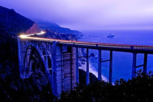     .   , California, Monterey, Bixby Creek Bridge