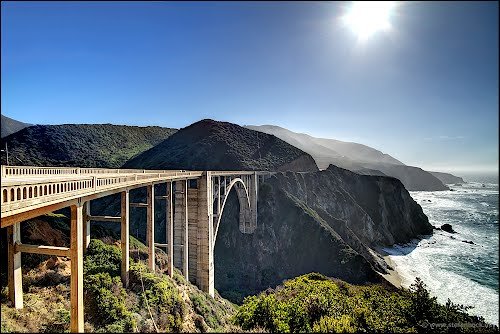     .   , California, Monterey, Bixby Creek Bridge