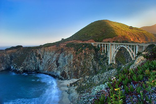     .   , California, Monterey, Bixby Creek Bridge