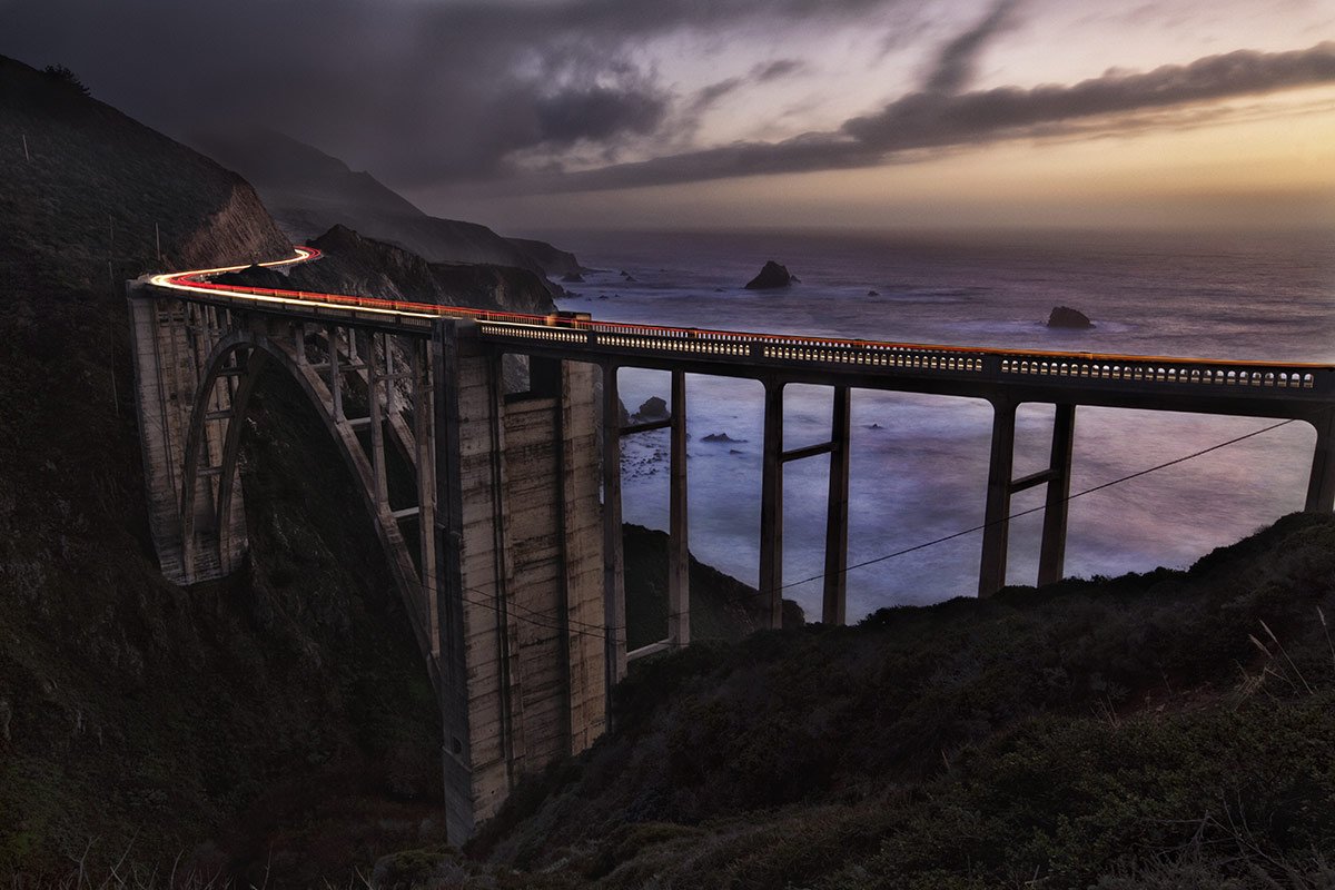     .   , California, Monterey, Bixby Creek Bridge