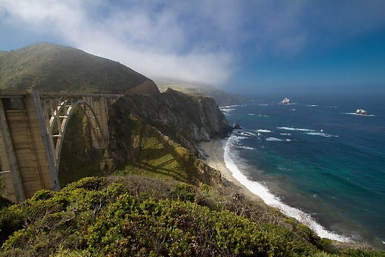     .   , California, Monterey, Bixby Creek Bridge