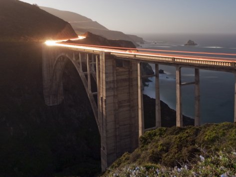     .   , California, Monterey, Bixby Creek Bridge